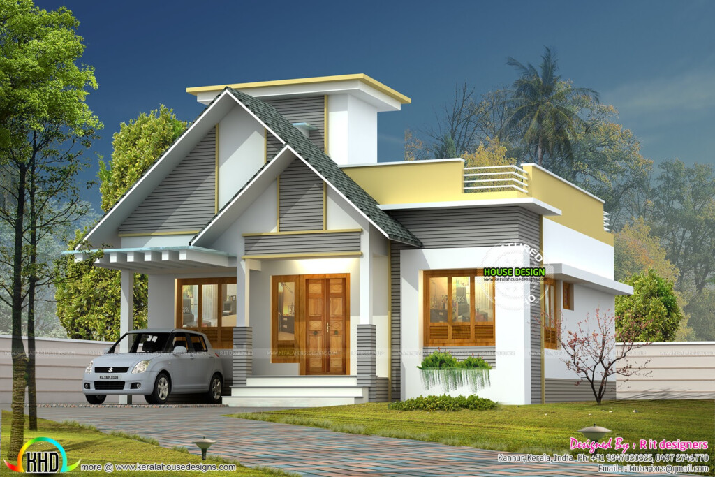 999 Sq ft Single Floor Home Kerala Home Design And Floor Plans - 999 SQ FT House Plans