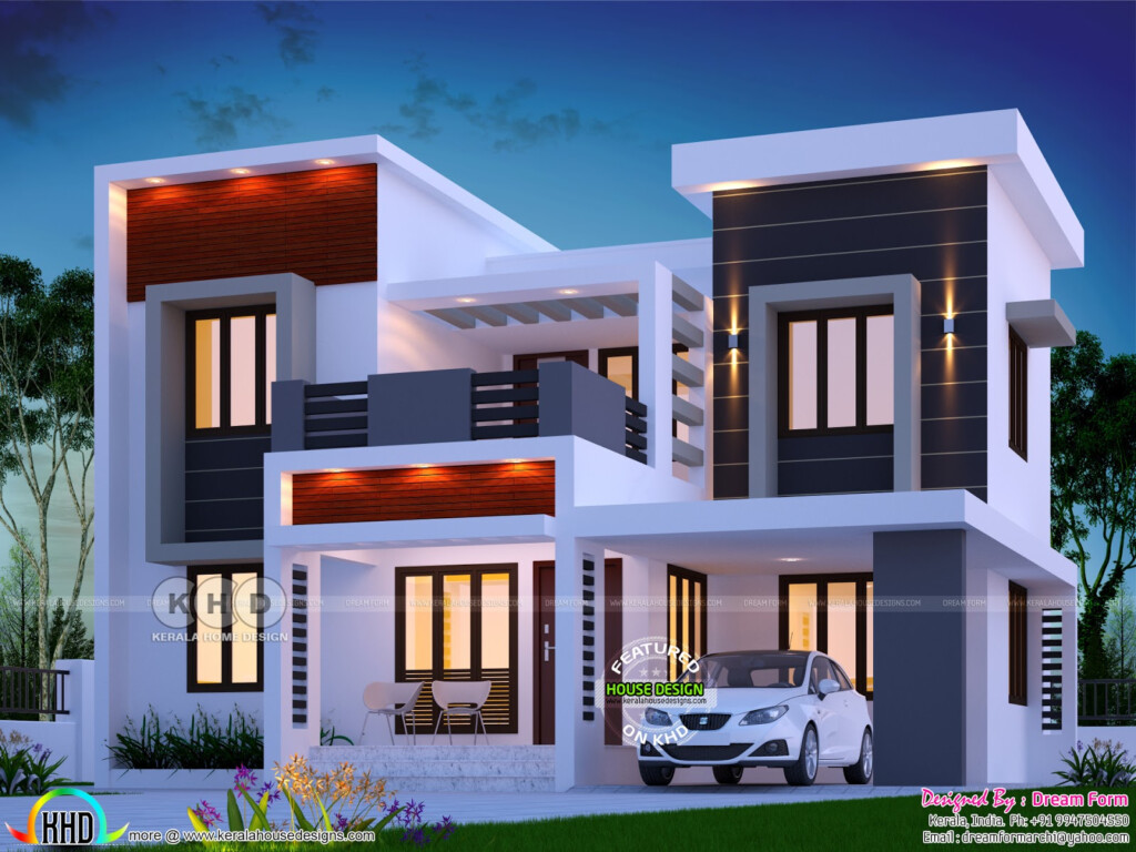 Awesome Looking Modern 1700 Sq ft Home Design Kerala Home Design And  - 1700 SQ FT House Plans 5 Bedroom