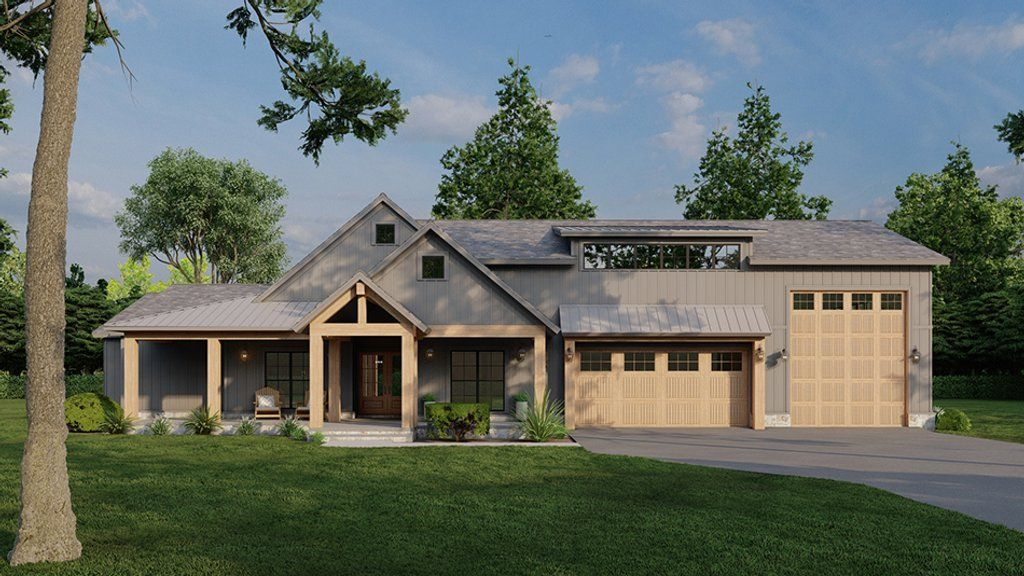 Barndominium Style House Plan 4 Beds 2 5 Baths 2556 Sq Ft Plan 923  - 315 SQ FT House Plan