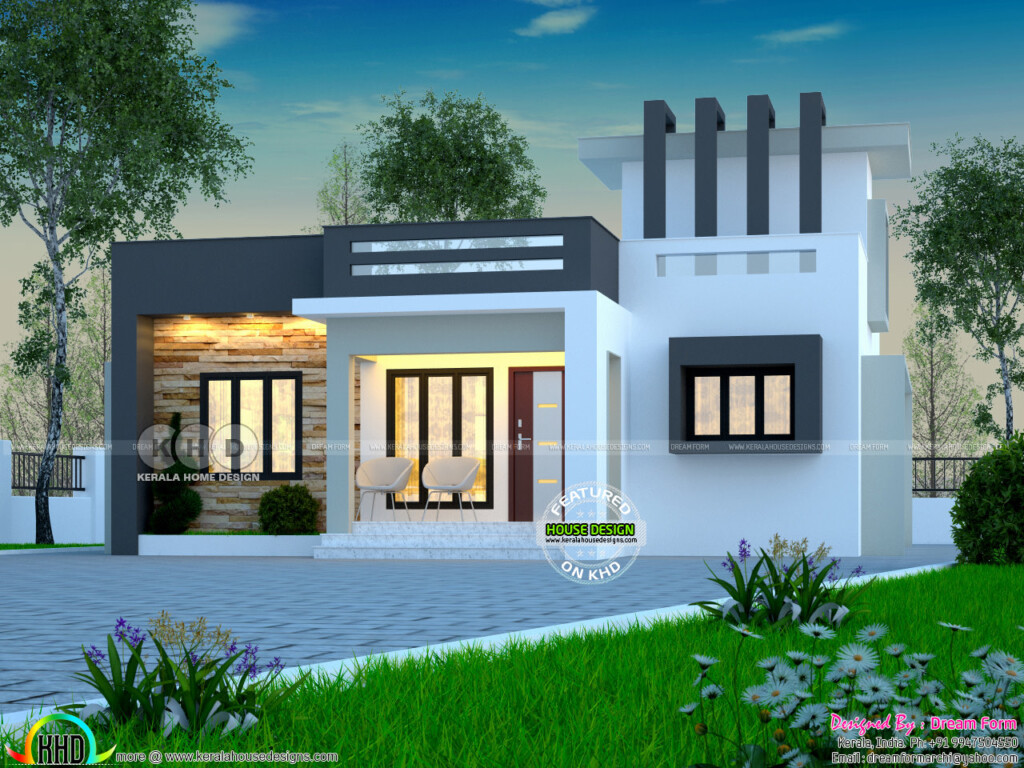 Beautiful House Under 1000 Square Feet Kerala Home Design And Floor  - Below 1000 SQ FT House Plans