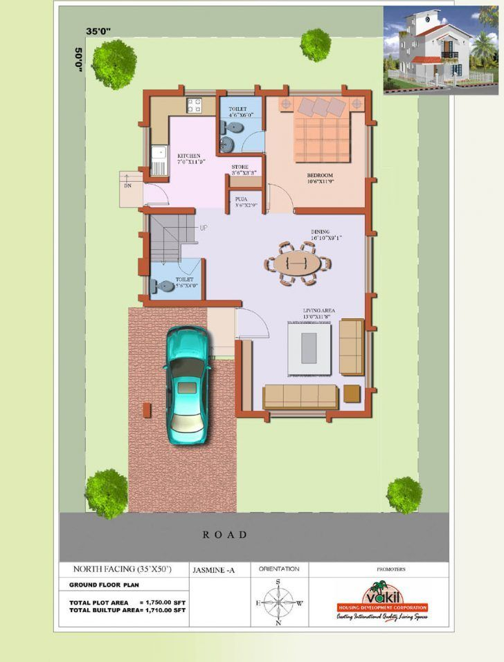 Beautiful Modern House In Tamilnadu Kerala Home Design And Floor Duplex  - 800 SQ FT House Plans 2 Bedroom In Tamilnadu