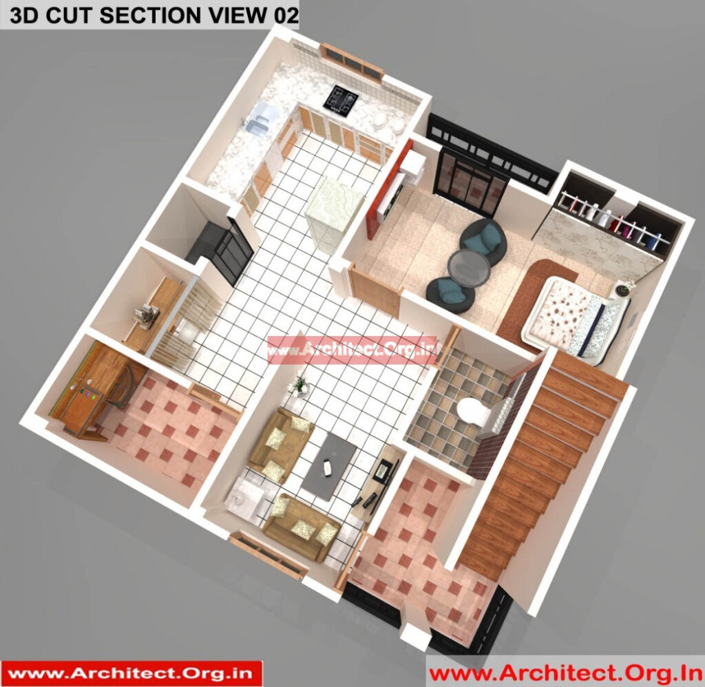 Best Residential Design In 625 Square Feet 207 Architect Org In - 625 SQ FT House Plan