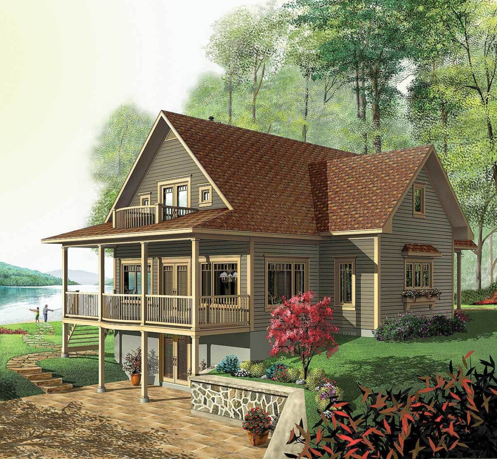 Choosing The Perfect House Plan For Your Lakefront Property House Plans - Lake House Plans 2500 SQ FT