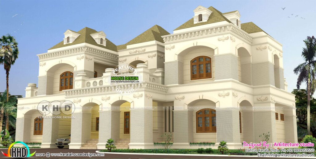 Colonial 4000 Sq ft Home Plan With 4 Bedrooms Kerala Home Design And  - 4000 SQ FT House Plans In Kerala