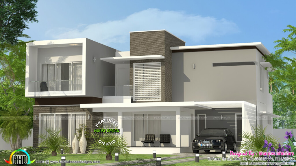 Contemporary 2700 Sq ft House Kerala Home Design And Floor Plans - 2700 SQ FT House Plans In Kerala