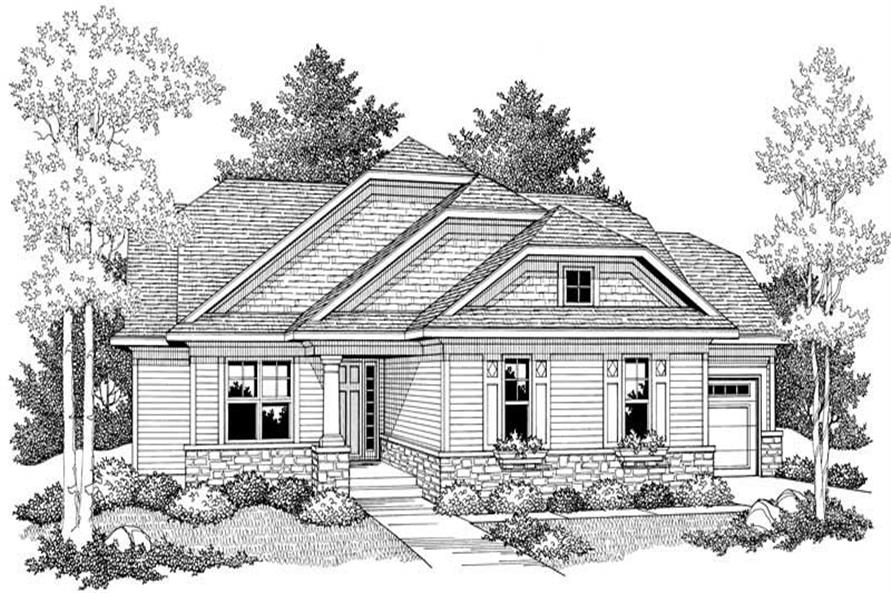 Craftsman Home With 2 Bdrms 1416 Sq Ft House Plan 101 1317 - 1416 SQ FT House Plan