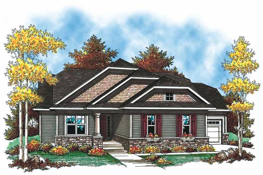 Craftsman Home With 2 Bdrms 1416 Sq Ft House Plan 101 1317 - 1416 SQ FT House Plan