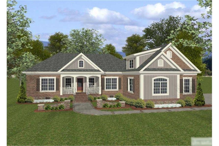 Craftsman Home With 4 Bedrms 1800 Sq Ft Floor Plan 109 1015 TPC - 1800 SQ FT House Plans With Garage