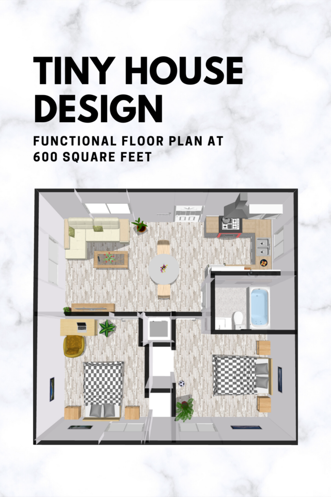 Exploring 600 Sq Ft Tiny House Plans House Plans - 600 SQ FT Tiny House Plan