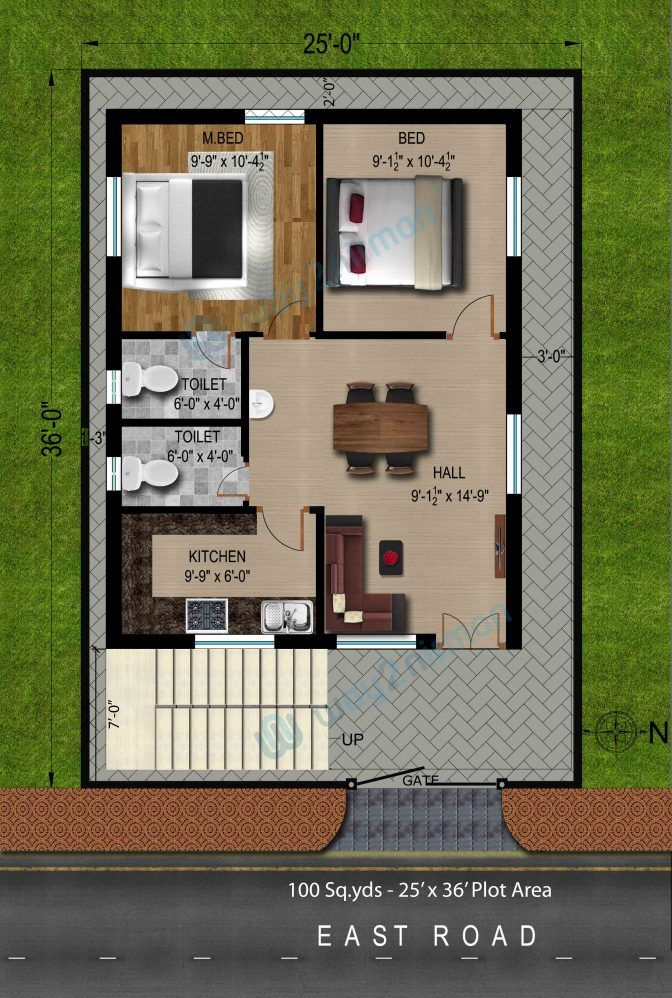 Fancy 3 900 Sq Ft House Plans East Facing North Arts 2 Bhk Indian Styl  - 900 SQ FT House Plans 3 Bedroom Indian