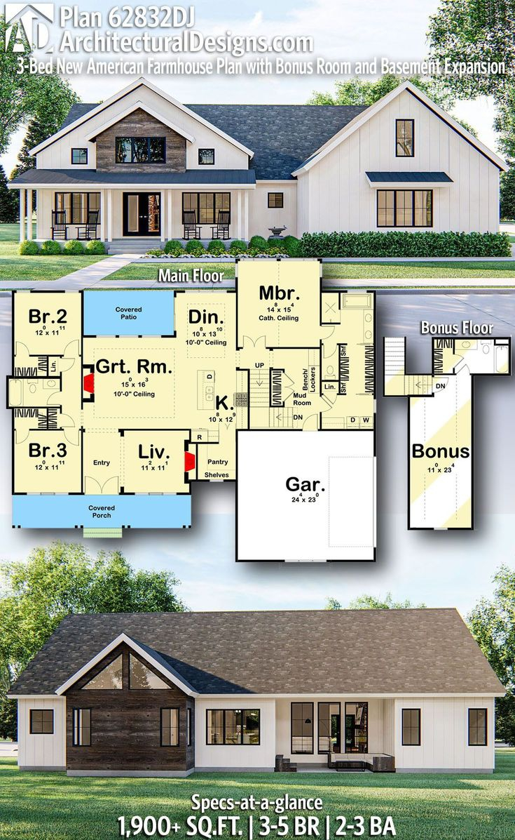 2000 SQ FT Farm House Plans - SqftHousePlans.com