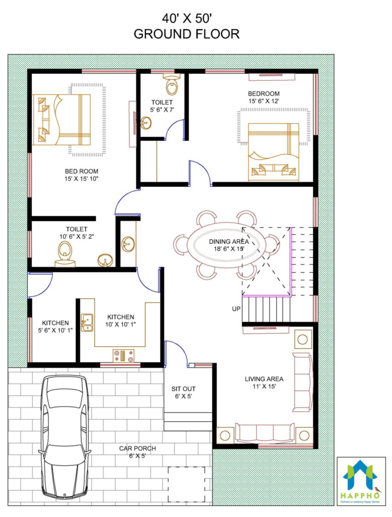 Floor Plan For 2000 Sq Ft Plot Floor Roma - Duplex House Plans In India For 2000 SQ FT