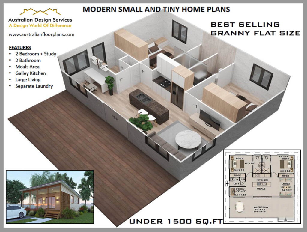 House Plans Under 1000 Sq Ft 2 Bedrooms 2 Bathroom Granny Etsy Canada - 1000 SQ FT House Plans Canada