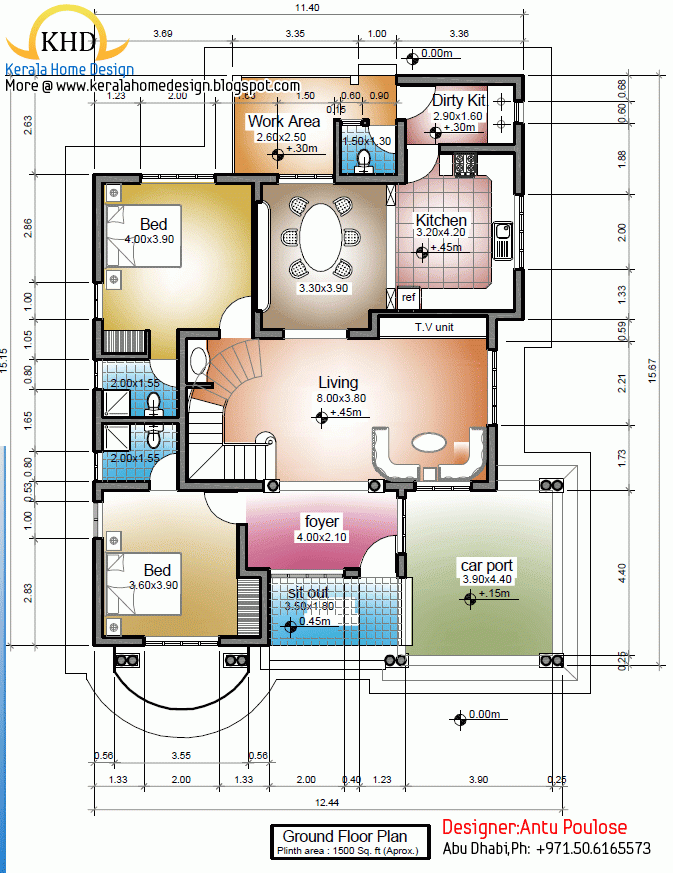 Image Result For 2000 Sq Ft Indian House Plans Modern House Plans  - 2000 SQ FT Indian House Plans