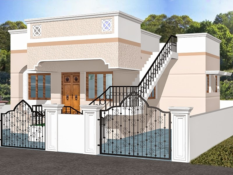 INDIAN HOMES HOUSE PLANS HOUSE DESIGNS 775 SQ FT INTERIOR  - 775 SQ FT House Plans