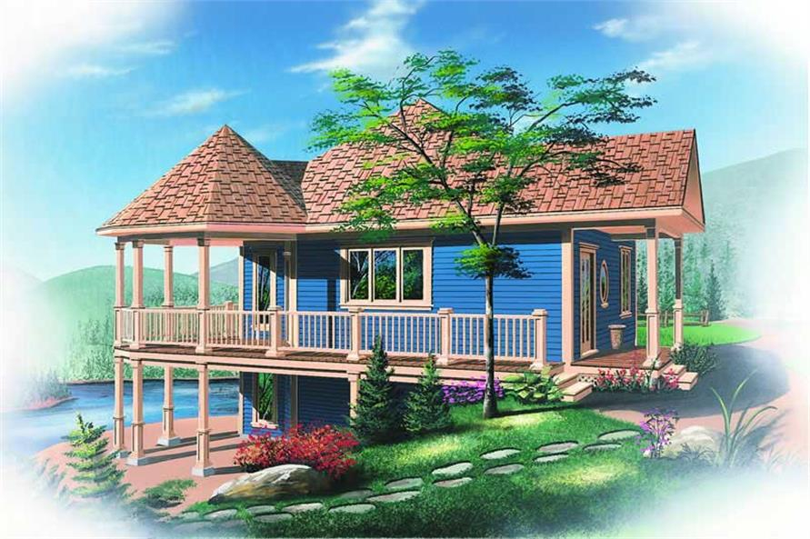 Lake House Plan 1 Bedrms 1 Baths 840 Sq Ft 126 1243 - 840 SQ FT House Plan