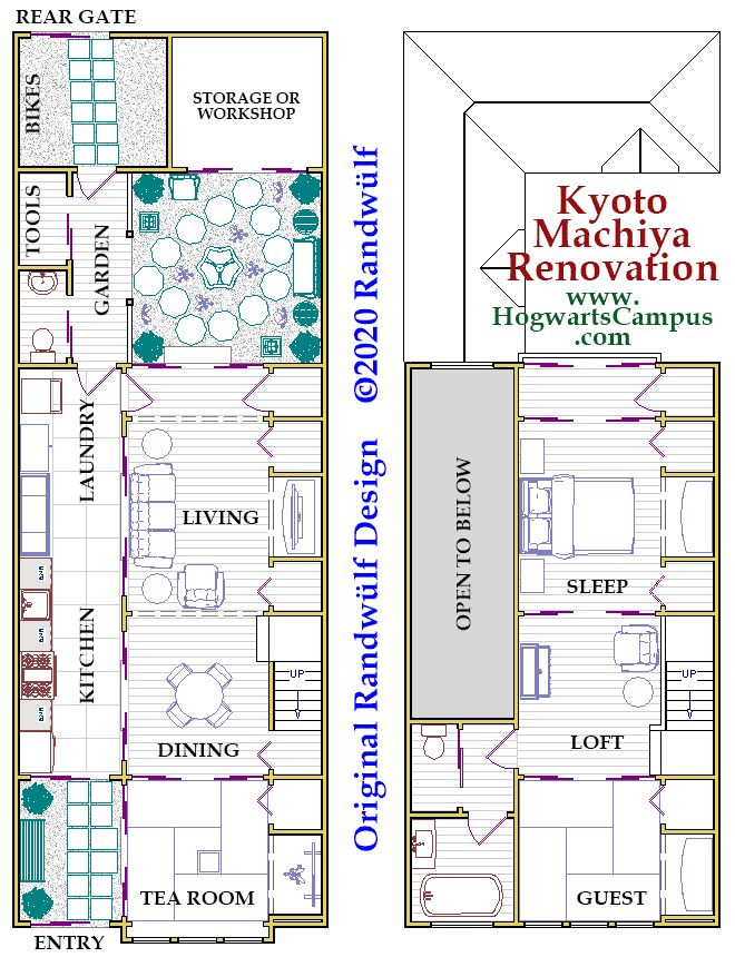 Machiya Floor Plan Traditional Japanese House Small Floor Plans  - 500 SQ FT House Floor Plans Japan