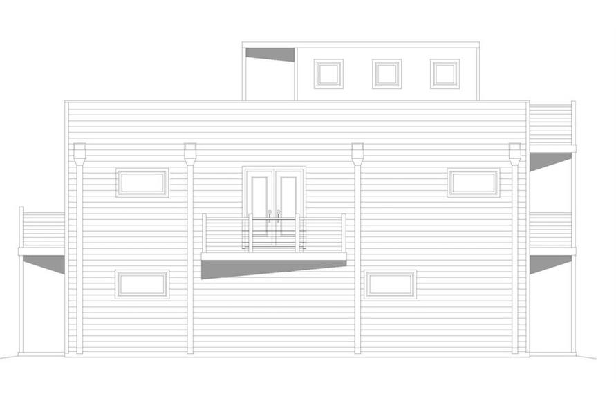 Modern House 2 Bedrms 1 Bath 740 Sq Ft Plan 196 1187 - 740 SQ FT House Plan