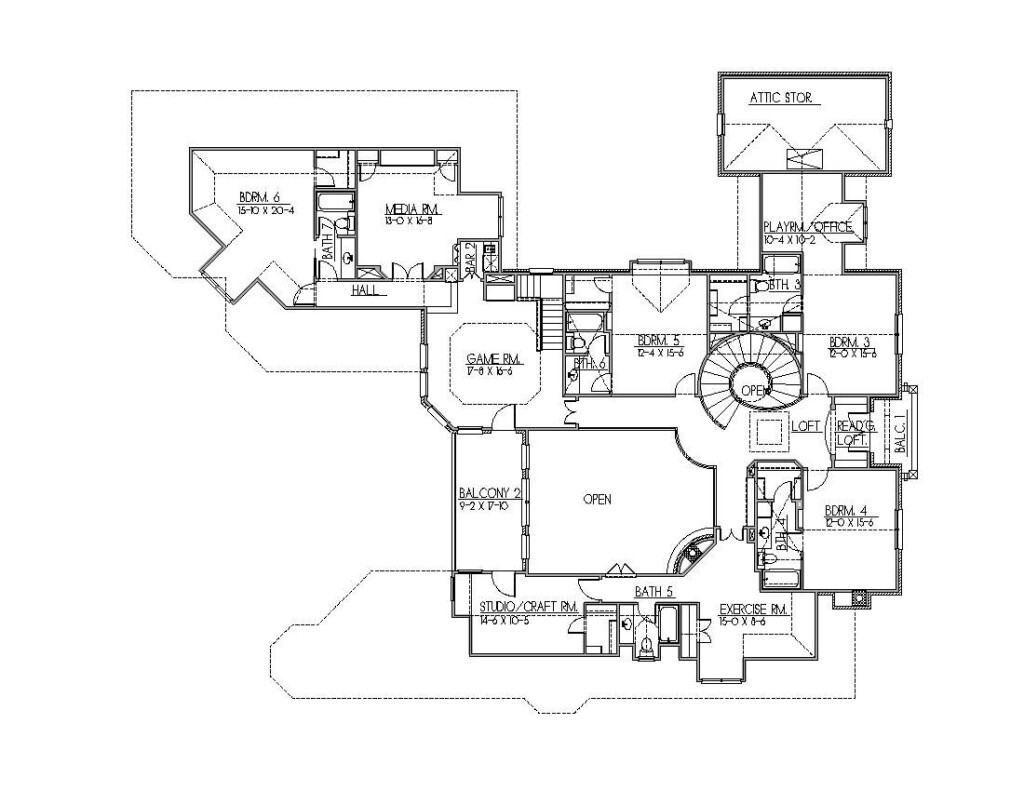 New Tudor Floor Plan 7000 Sq Ft Floor Plans Architect Design  - 7000 SQ FT House Floor Plans