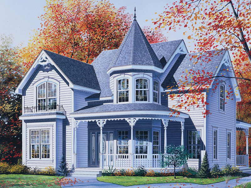 Palmerton Victorian Home Plan 032D 0550 Shop House Plans And More - 1500 SQ FT Victorian House Plan