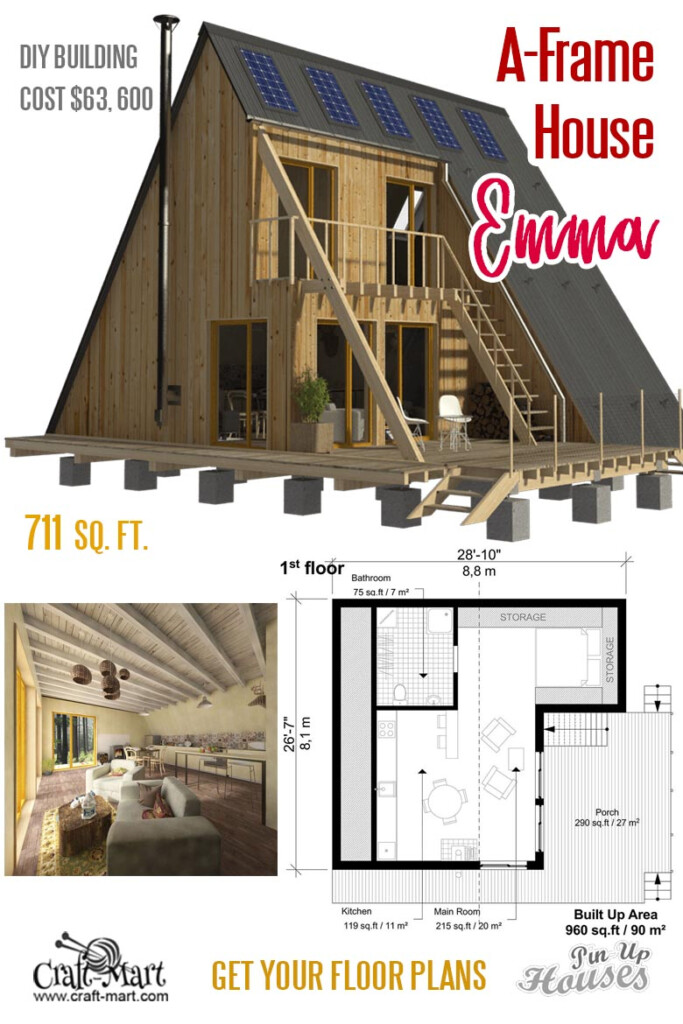 Popular Concept 25 A Frame House Plans Under 1000 Sq Ft - A Frame House Plans Under 1000 SQ FT