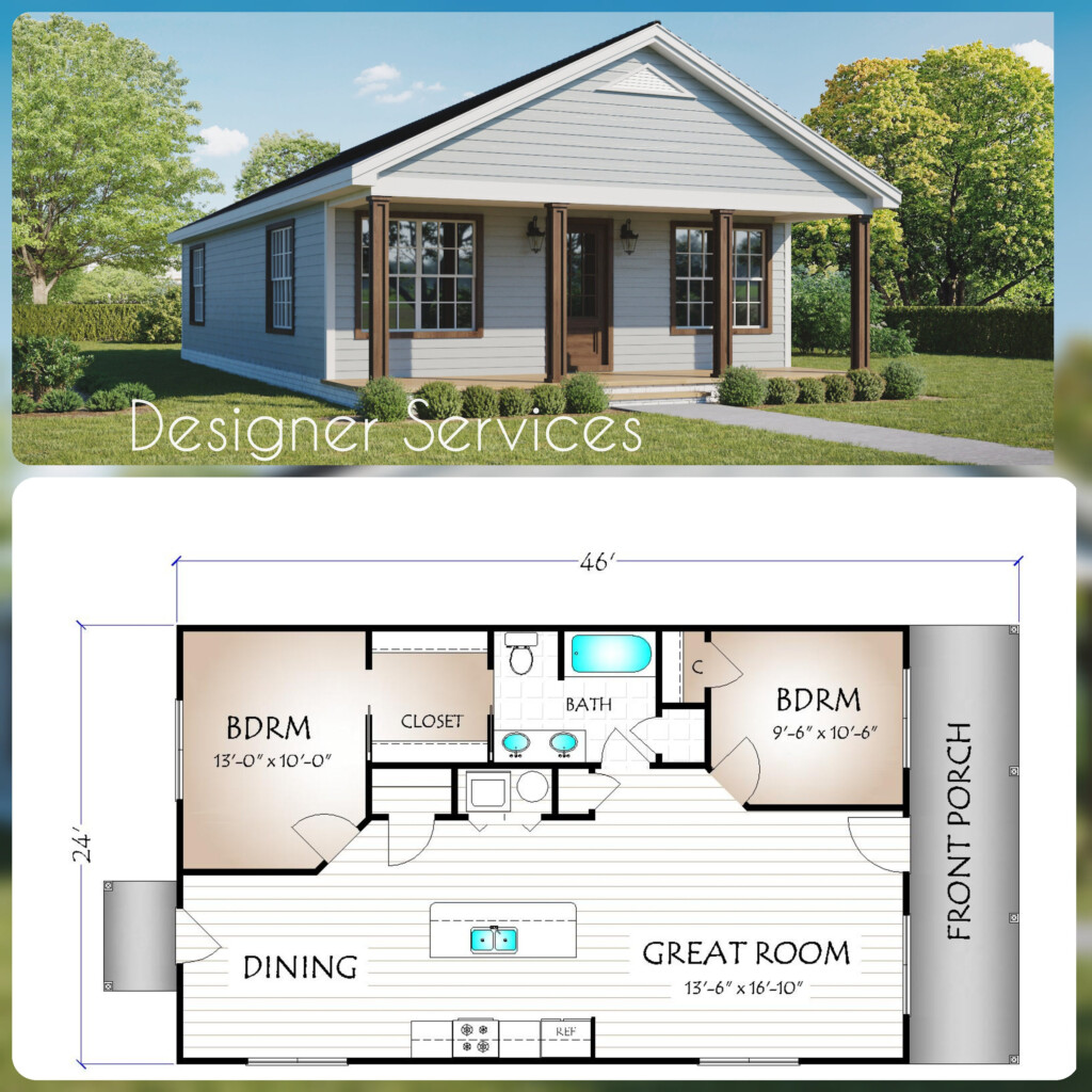 Putnam House Plan 960 Square Feet Etsy UK - 960 SQ FT House Plans 3 Bedroom