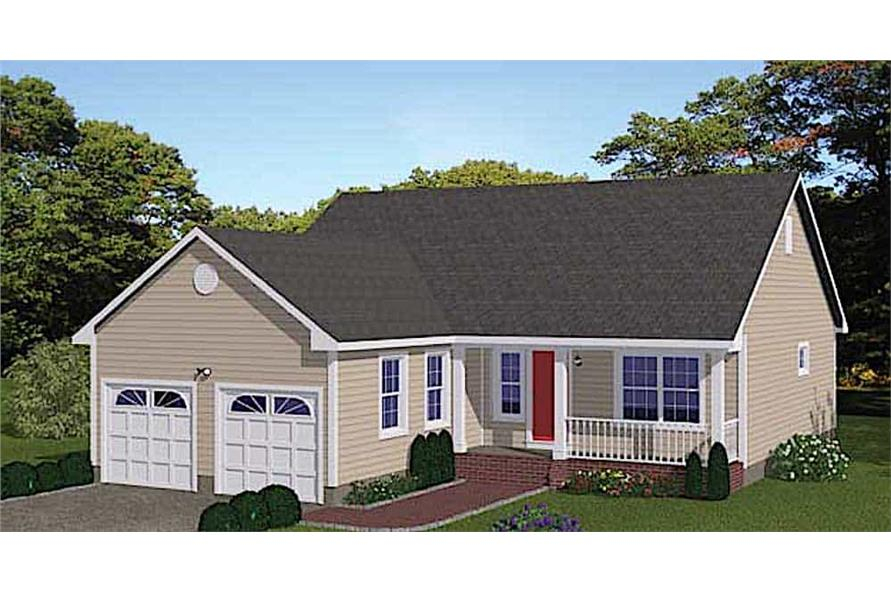 Ranch Home 3 Bedrms 2 Baths 1200 Sq Ft Plan 200 1072 - 1200 SQ FT Ran H House Plans