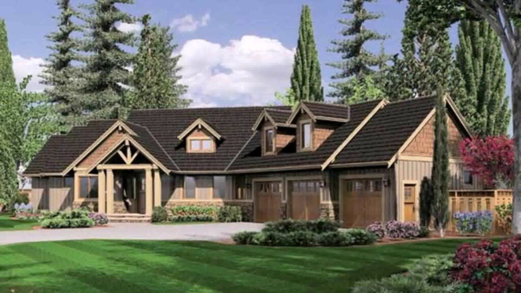 Ranch Style House Plans With 3 Car Garage - 1500 SQ FT House Plans With 3 Car Garage