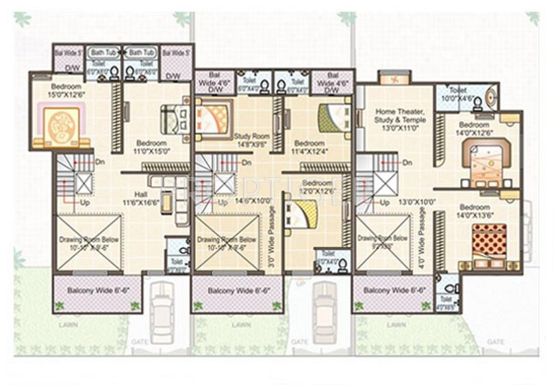 Row House Plans In 2000 Sq Ft Acadian House Plan 3 Bedrms 2 Baths  - Row House Plans In 2000 SQ FT