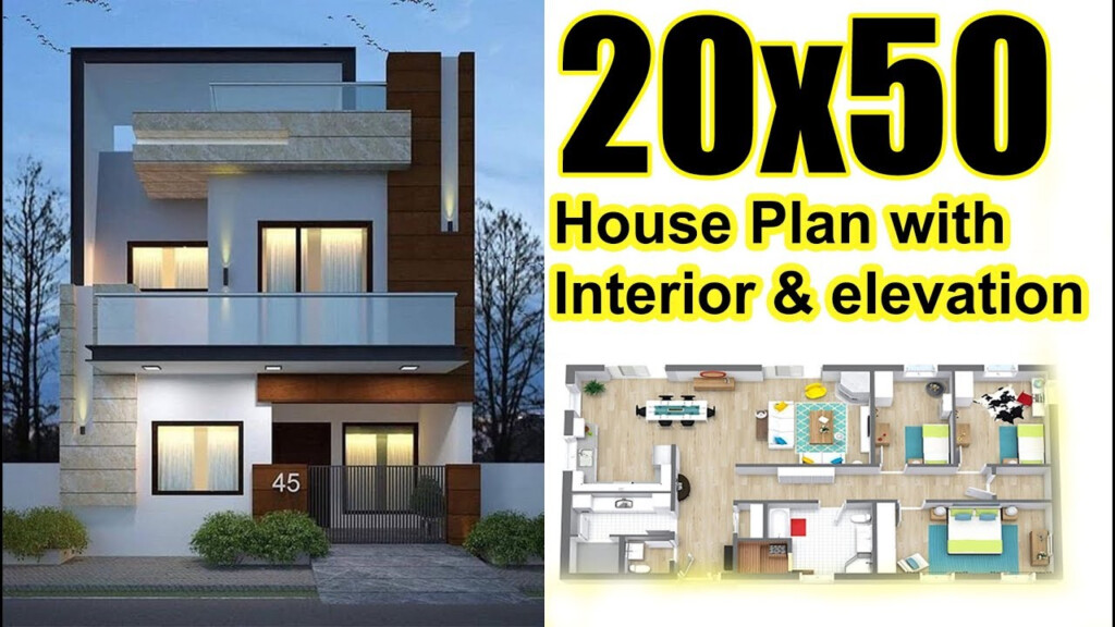 Small House 20 50 House Front Elevation Double Floor All Of Our Two  - 1000 SQ FT House Plans 20 50