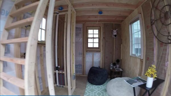 Student s 80 Sq Ft Tiny House Project - 80 SQ FT Tiny House Plans