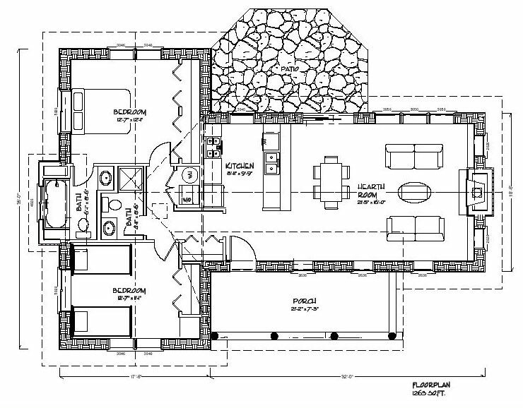 T Shaped House Plans Exploring The Unique Design Of This Home Style  - 1800 SQ FT T-Shaped House Plans