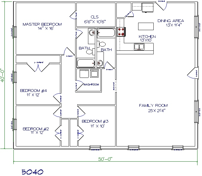 Texas Barndominiums Texas Metal Homes Texas Steel Homes Texas Barn  - 2000 SQ FT Metal Building House Plans