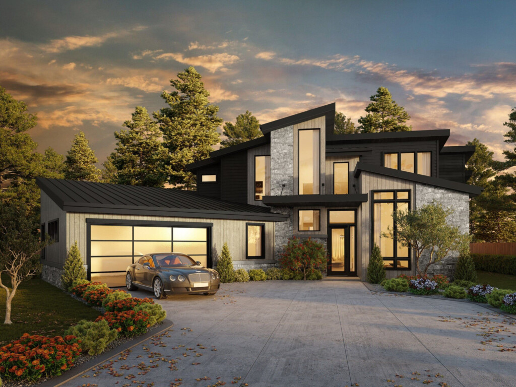 This Two Story Modern Plan Has Everything You Could Want From A  - 3000 SQ FT Two Story House Plans