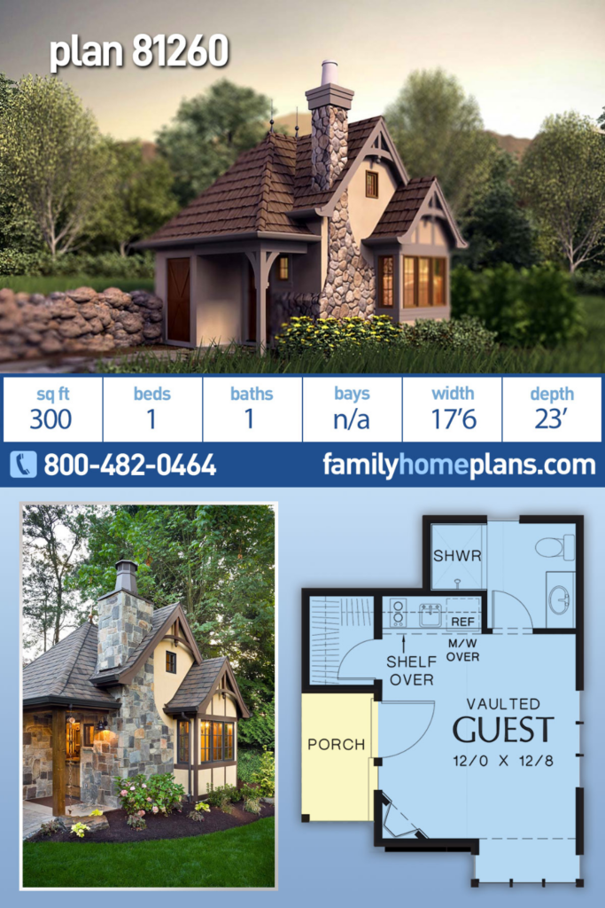 Tiny Home Floor Plan 300 Sq Ft With 1 Bedroom And 1 Bathroom Tiny  - Tiny House Floor Plans 300 SQ FT