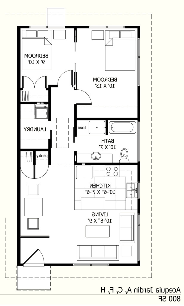 Tiny House Floor Plans 800 Square Feet Image To U - Tiny House Plans 800 SQ FT