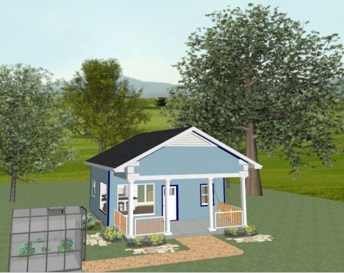 Tiny House Plan 500 SQ FT Construction Concept Design Build LLC - Tiny House Plans 500 SQ FT