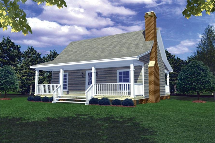 Tiny Ranch Home Plan 2 Bedroom 1 Bath 800 Square Feet - 800 SQ FT House Plans With Loft